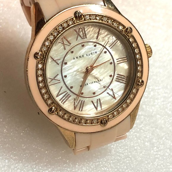 Anne Klein Mother of Pearl Oversized Watch main image 4